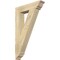 Ekena Millwork Traditional Traditional Rough Sawn Bracket, Douglas Fir, 4"W x 20"D x 32"H BKT04X20X32TRA01RDF - alternate 1